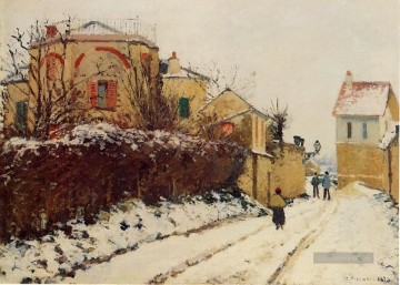  pissarro - die Straße der Citadelle pontoise 1873 Camille Pissarro